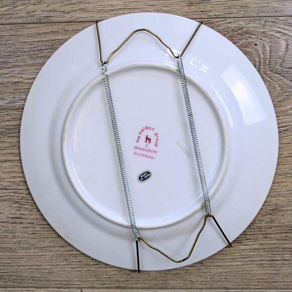 VTG The Haldon Group Devonshire 1981 Set of 3 Chicken Rooster Salad Plates 7.5" - Picture 9 of 9